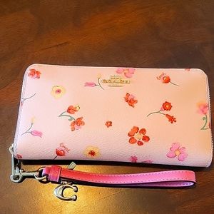 Coach Long Zip Around Wallet